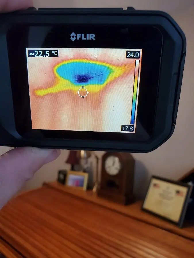 Thermal imaging inspection for water damage in Lago Vista