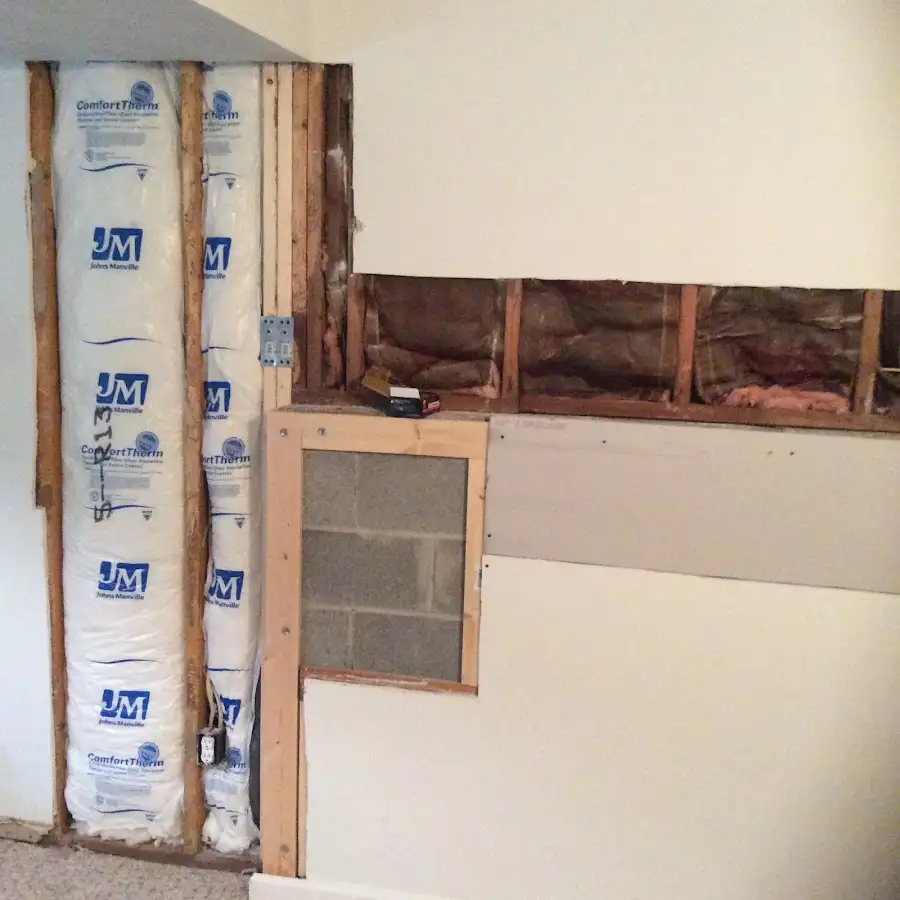 Wall insulation replacement during Structural Drying in Lago Vista